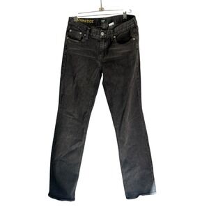 J Crew Matchstick Black  Jeans Women's Size29" Denim Dark Slim‎ Straight Stretch